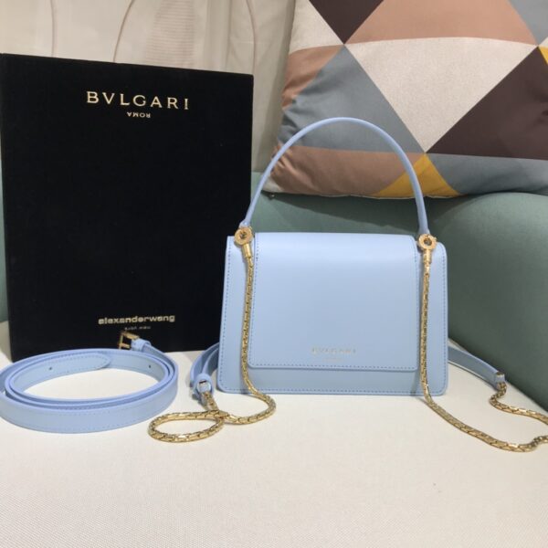 Bulgari Enamel Snake Eyes WangxBvlgar Handbag - Blue - Image 5