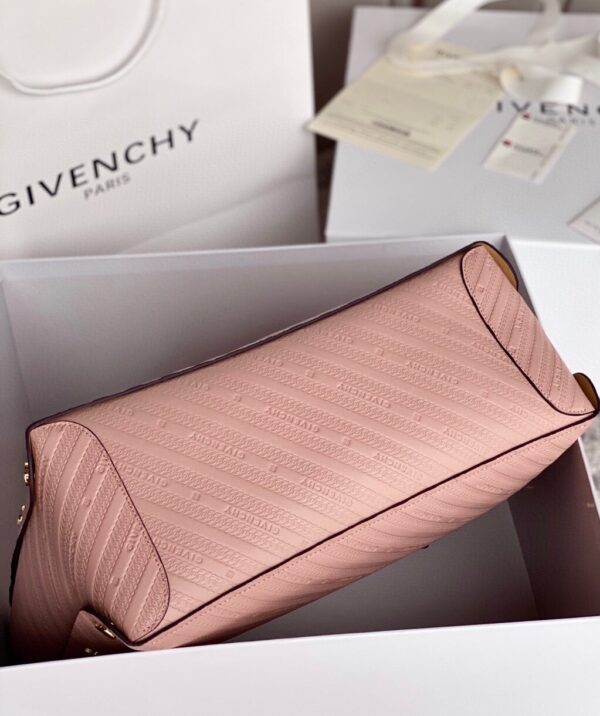 Givenchy Bond Embossed Calf Tote Bag - Pink - Image 2