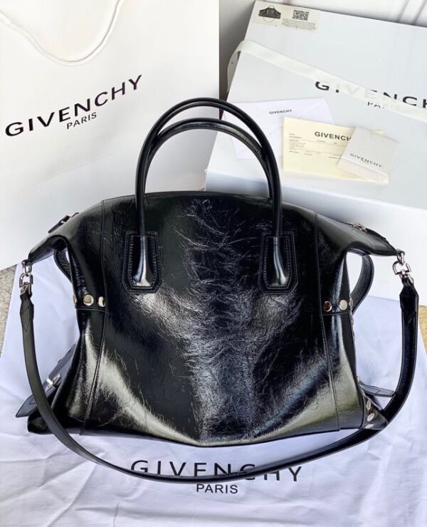 Givenchy Huadan Antigona Handbag - Black - Image 3