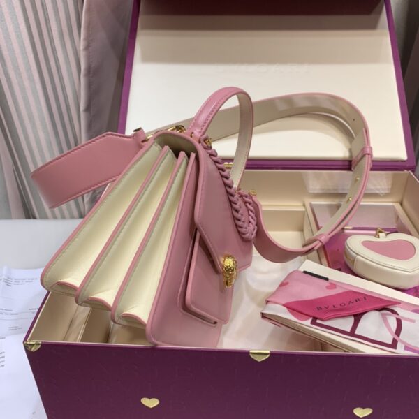 Bulgari Chinese Valentine's Day Bag - Pink - Image 5