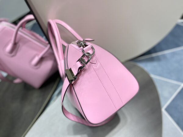 Givenchy Classic Antigona Motorcycle Small Bag - Pink - Image 3