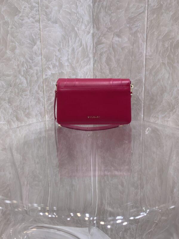 Bulgari Serpenti Forever East-West Small Shoulder Bag - Shocking Pink - Image 4