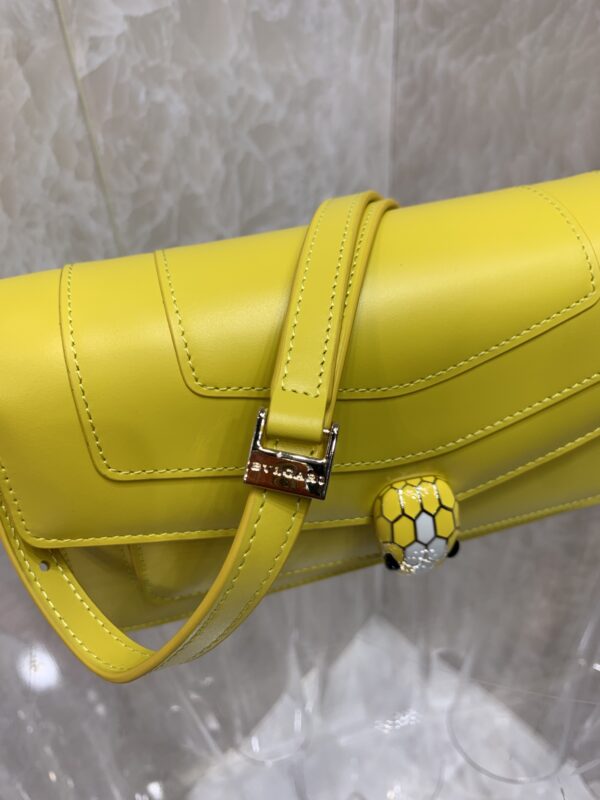 Bulgari Serpenti Forever East-West Small Shoulder Bag - Yellow - Image 2