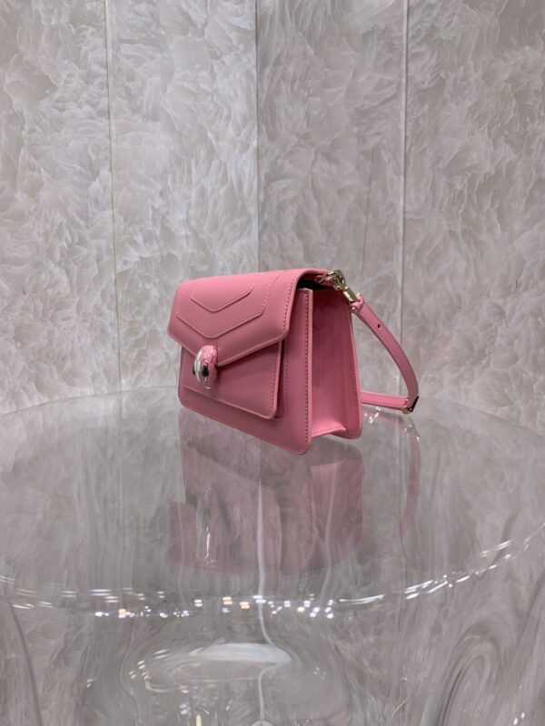 Bulgari Serpenti Forever East-West Small Shoulder Bag - Pink - Image 5