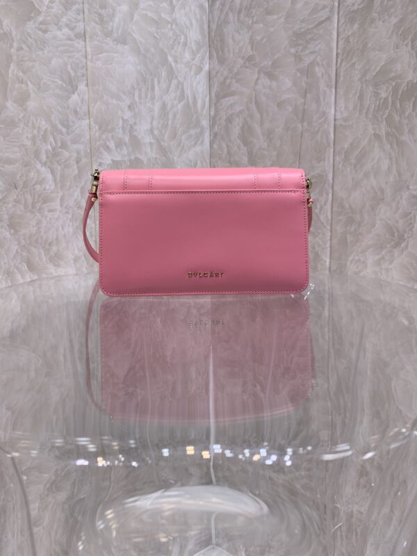 Bulgari Serpenti Forever East-West Small Shoulder Bag - Pink - Image 4