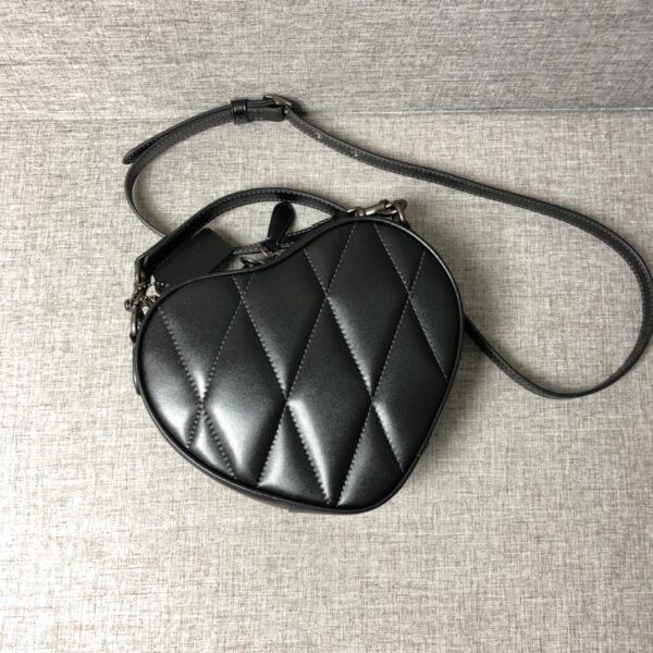 Coach Heart Shape Crossbody Bag - Black - Image 5