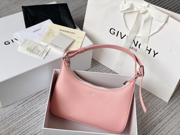 Givenchy Moon Cut Large Armpit Bag - Pink - Image 2