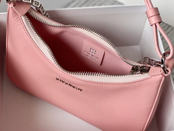 Givenchy Moon Cut Large Armpit Bag - Pink - Image 3