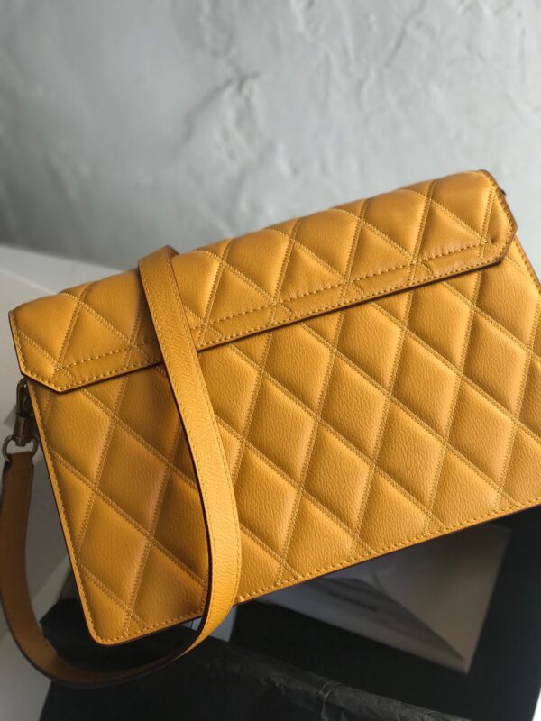 Givenchy Gv3 Diamond Series Medium Handbag - Yellow - Image 4