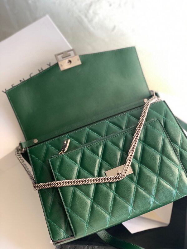 Givenchy Gv3 Diamond Series Medium Handbag - Green - Image 3