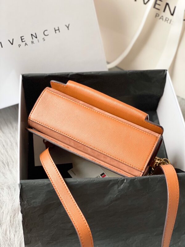 Givenchy Gv3 Rare Animal Leather Small Handbag - Orange - Image 3