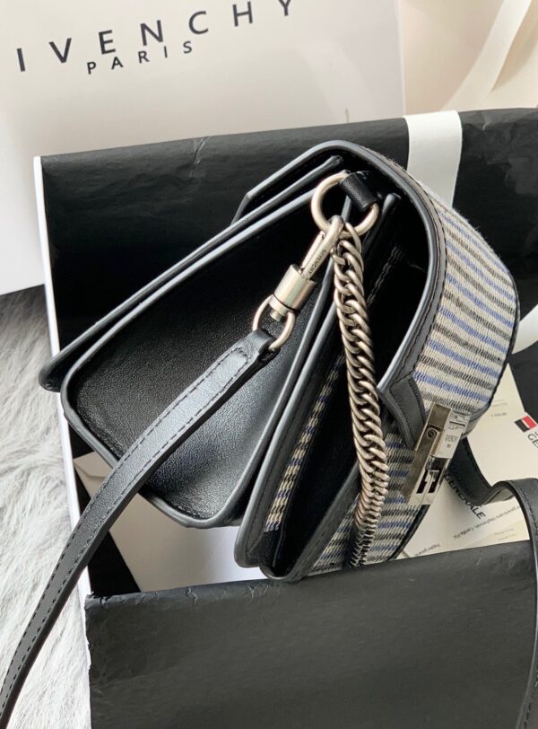 Givenchy Gv3 Rare Animal Leather Small Handbag - Black/White - Image 5